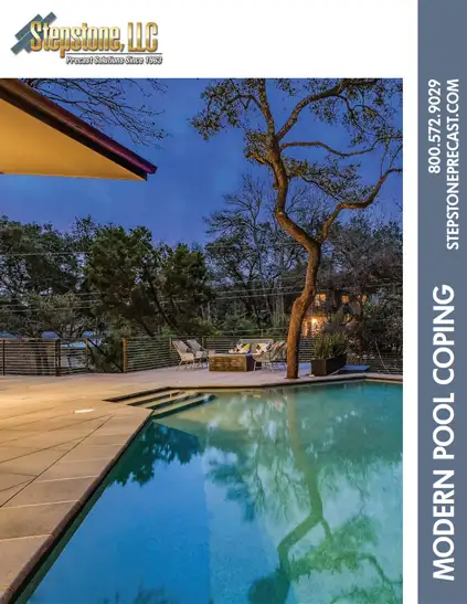Modern Pool Coping Brochure