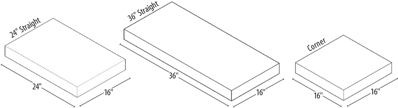 Square Modular Garden Step