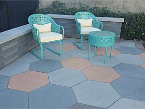 Hexagonal Pavers 14