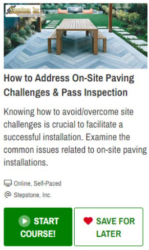 Check out our paving course on AEC Daily